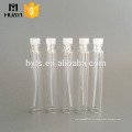 Wholesale clair flacons de verre d&#39;échantillon de parfum 0,5 ml 1 ml 2 ml 3 ml 4 ml 5 ml